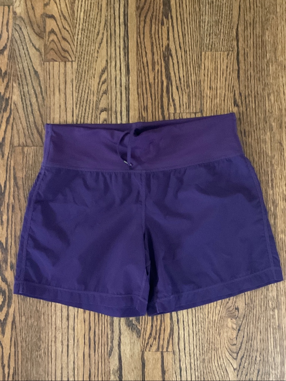 Lululemon Women’s Lightweight Purple Drawstring Shorts